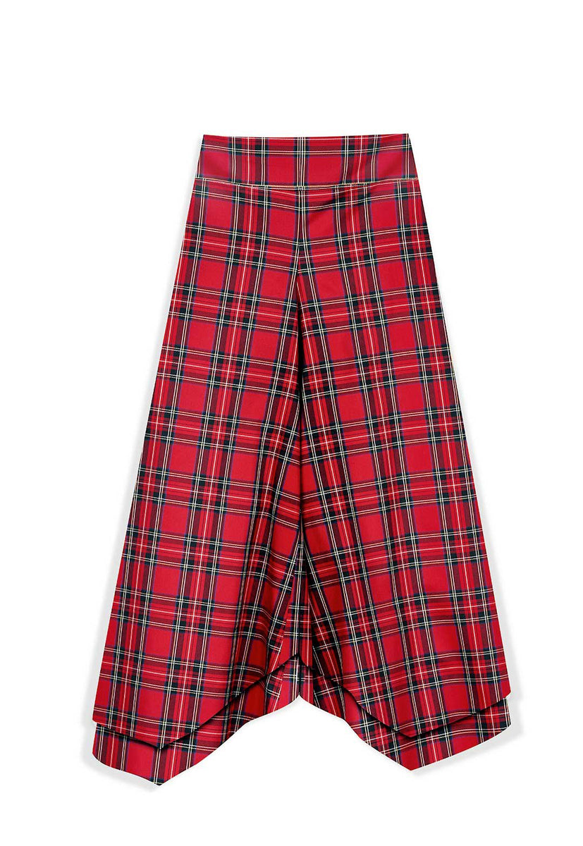 Marrs Makers 'Work it from Anywhere' Pants Red Tartan Plaid